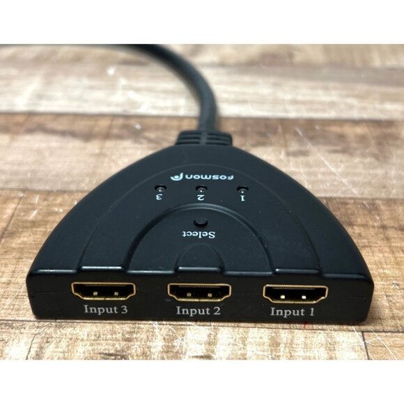 Fosmon 3-Port HDMI Switch Splitter With LED Indicator - Picture 2 of 2